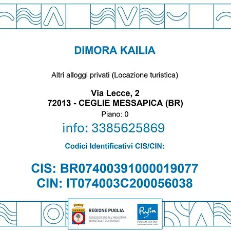 Dimora Kailia Ceglie Messapica